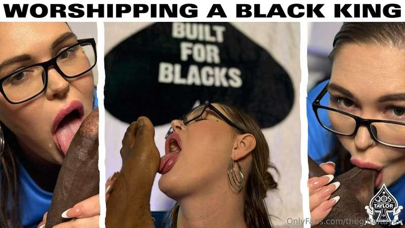 Mommy worships all of Black Daddy. Video being sent out toni..