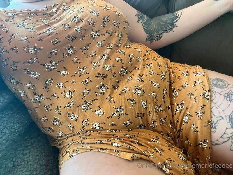 Oh… so I never wear a bra or panties under my dresses…