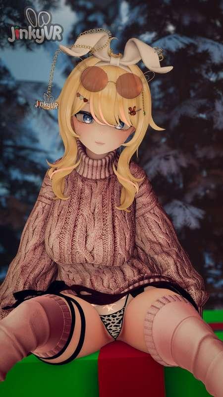 🐇Would you accept me as a gift this Christmas?~🎁

[👗 Before and After 👅]
(📸Photoshoot🤳 || 📸5 Photos || 🔍4K)

For ALL Subscribers 🐇💜❤️💛

👗Before and After Playlist: https://fansly.com/JinkyVR/posts/wall/715064781035282432 👅
| #fyp #VR #anime #hentai #lewdtuber #vtuber #vrchat #3d #cosplay #Jinky |