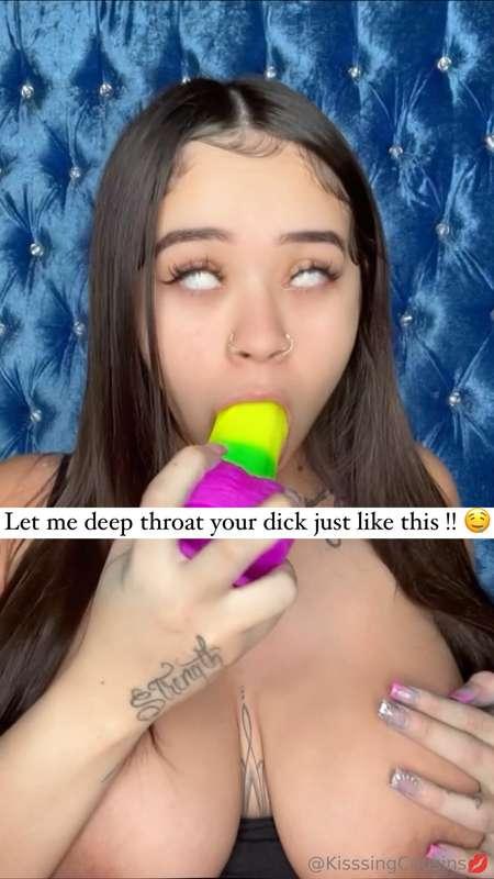 My throat is the best 🤫 unlock to see 🔓 $3 for the first 10 ..