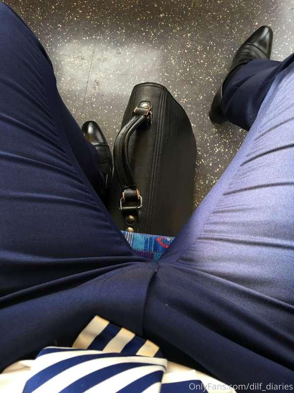 Tube manspread and bulge