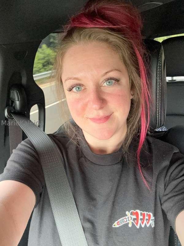 Wouldn’t be a good road trip without my usual tits out in th..