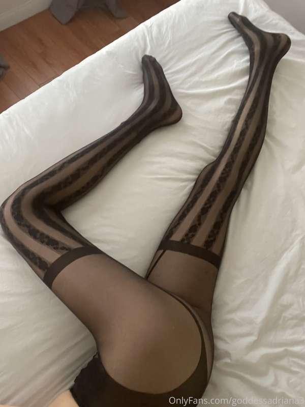 Feeling sexy in my new stockings 💕