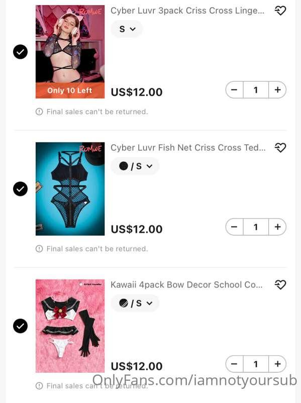 Window shopping new swimsuits and lingerie - want to sponsor..