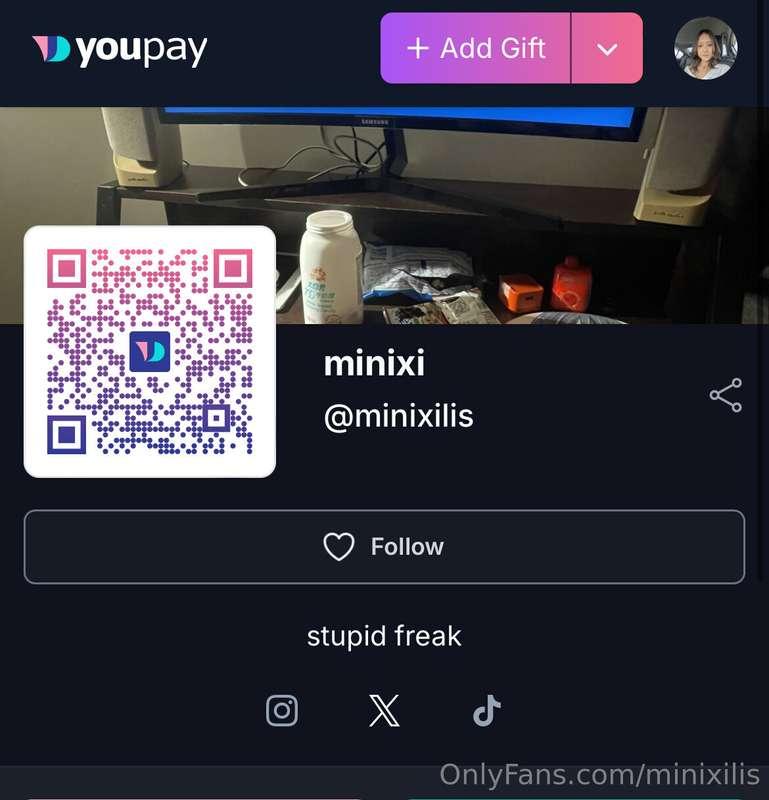 So go to my links. Click youpay and you’ll see gifts