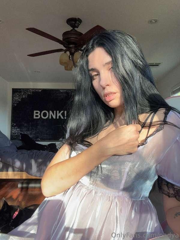 this dress barely hides anything... but do you really mind? ..