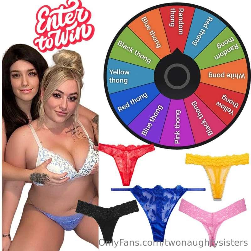 ## BRAND NEW PANTIE WHEEL🔞😈🎉

## $70 you will win no matter ..
