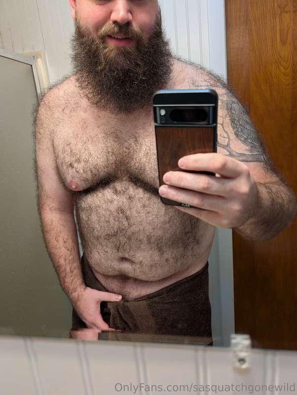 Post shower progression. 😏😈