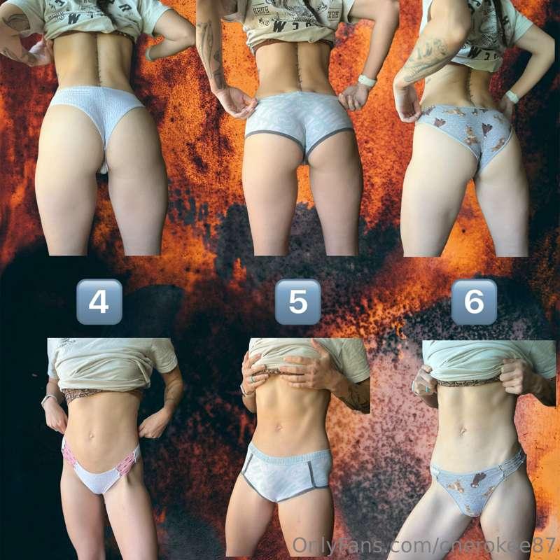 20$ pantie collection!

Please do not tip on this post for p..