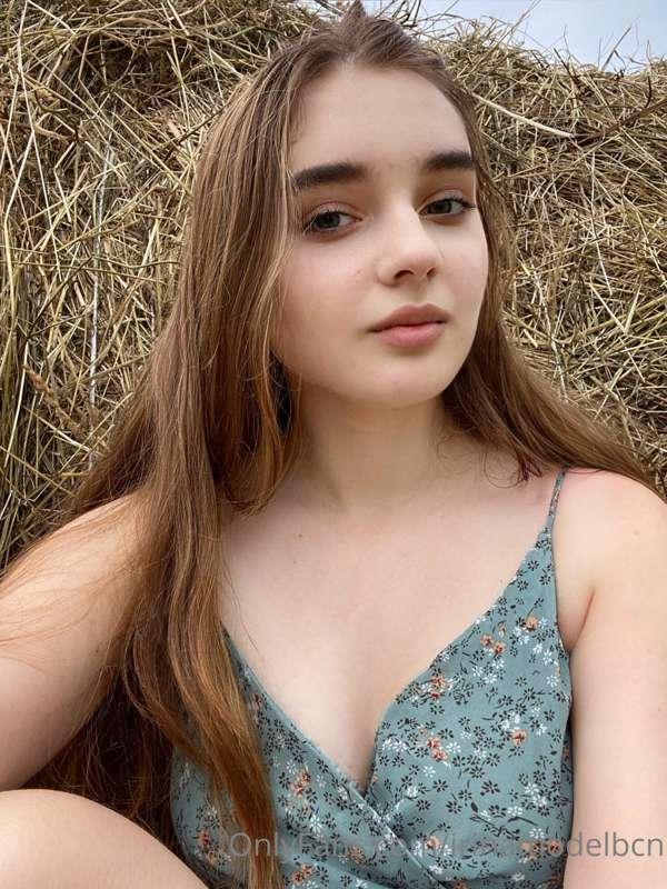 There is something horny about haystack in a field. On my vi..