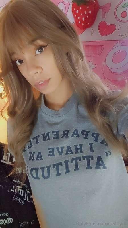 Apparently I have an "attitude" lol [12 photos, 5 tit pics, ..