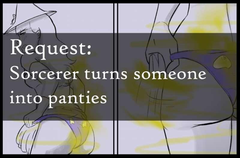 Request/poll: Sorcerer woman turns theif into panties (comment what she should do next)