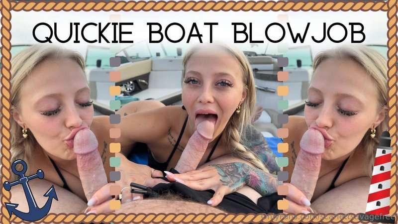 👅𝐒𝐮𝐠𝐚𝐫 𝐃𝐚𝐝𝐝𝐲 𝐁𝐥𝐨𝐰𝐣𝐨𝐛 𝐎𝐧 𝐀 𝐁𝐨𝐚𝐭👅𝘖𝘯𝘦 𝘰𝘧 𝘮𝘺 𝘧𝘢𝘷 𝘵𝘩𝘪𝘯𝘨𝘴 𝘪𝘴 𝘨𝘦𝘵𝘵𝘪..