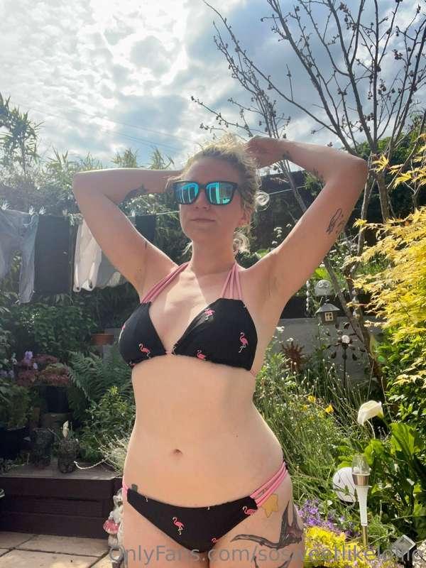 Bikini time for the first time in a long time 🤭