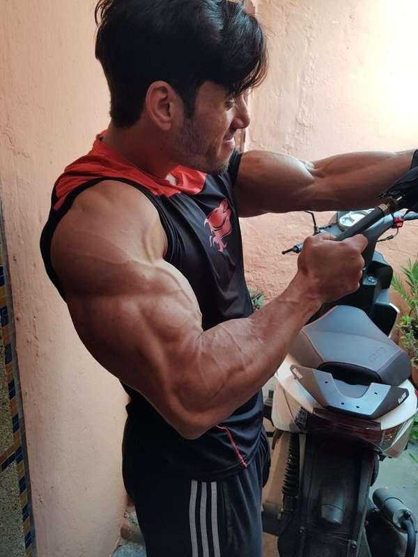 some veins coming out...