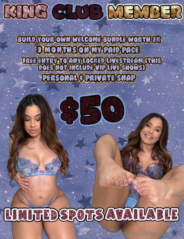 ## 🤴🏽 JOIN MY KING CLUB 🤴🏽 💎 CHAT WITH ME FOREVER  💎 FREE AC..