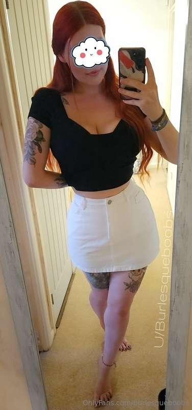 Holiday skirts.... Which looks best? Or should I keep both? ..