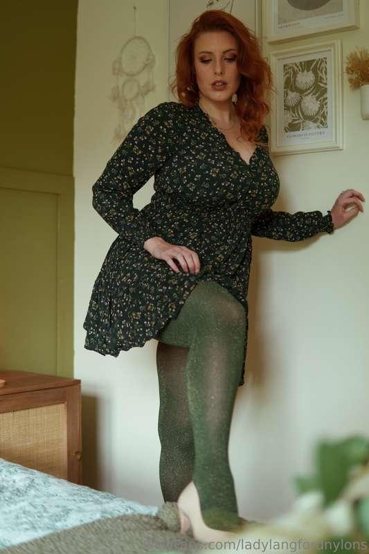 My 'all green' outfit!... and yes even the panties are green..