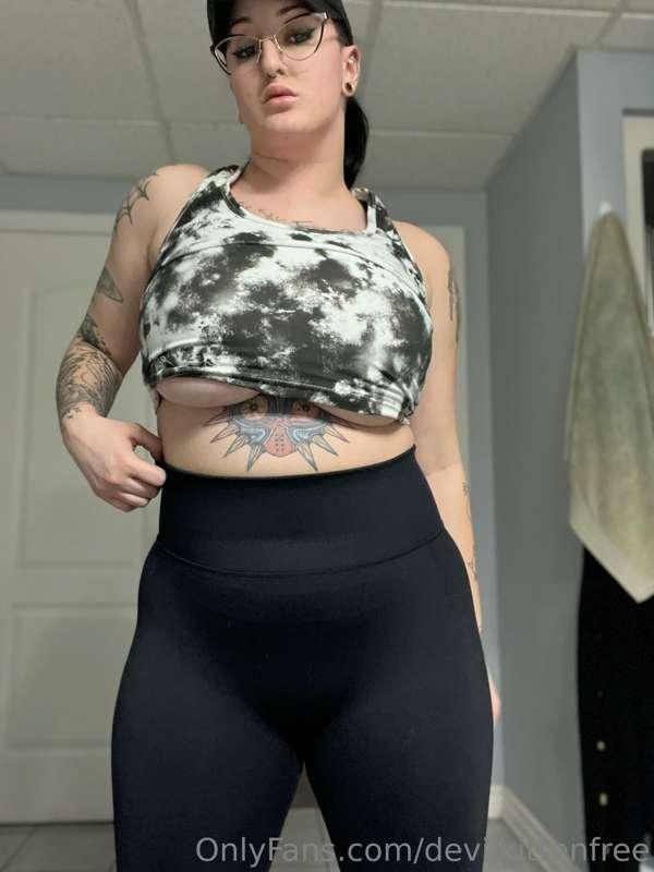 i get out of my gym clothes on premium, right in feed. come ..