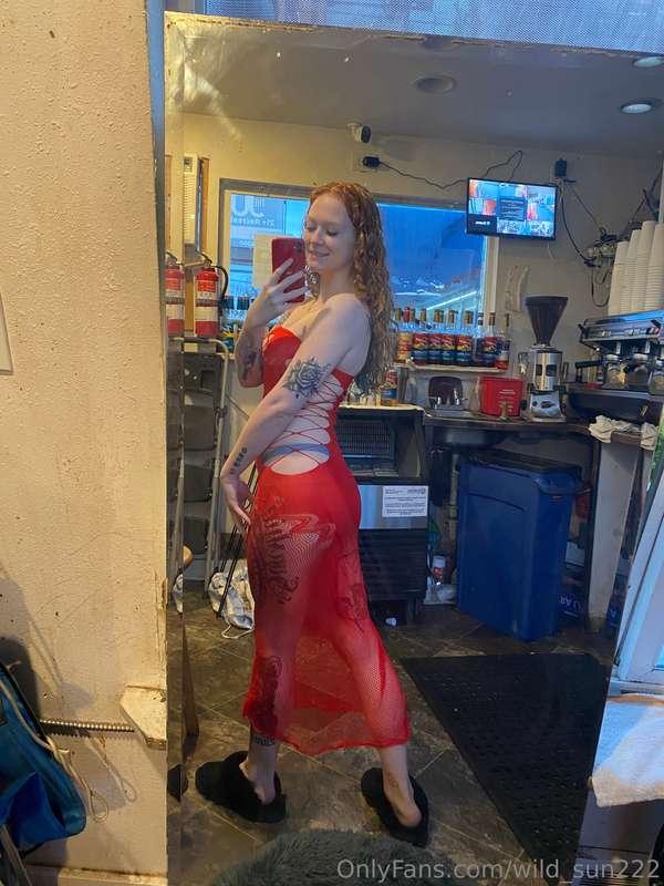 I felt so sexy in this red dress, what do you think of redhe..