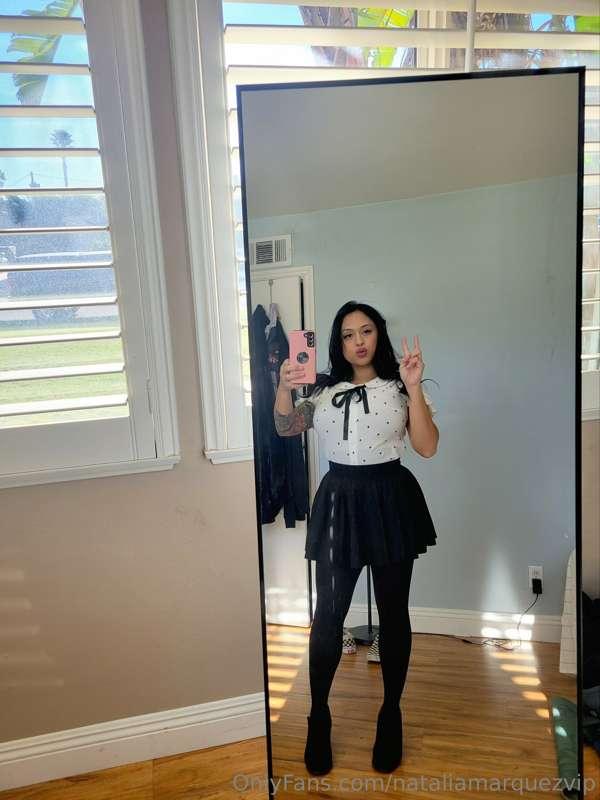 My outfit for today's family event. Scroll for my pussy 😺