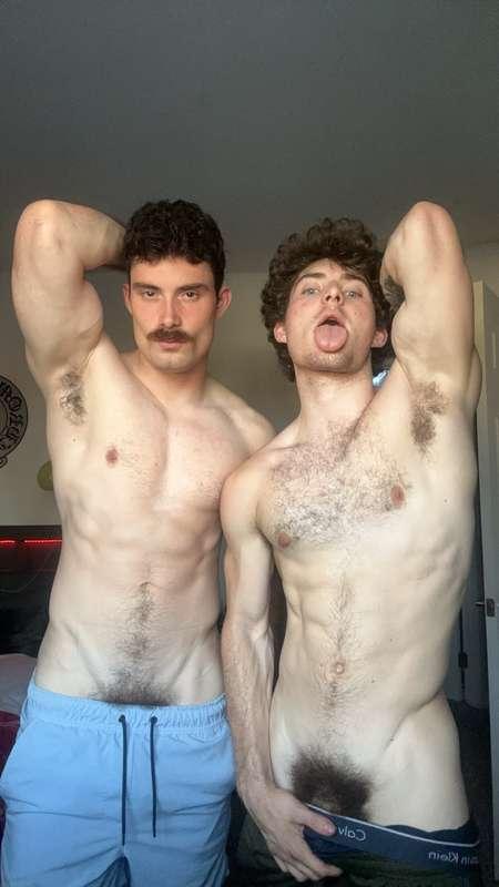 Me and my Younger Bro 😎 enjoying the scenery jacking off and..