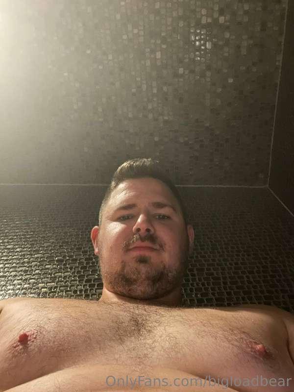 My hotel had a steam room. It was dead. But I quickly unders..