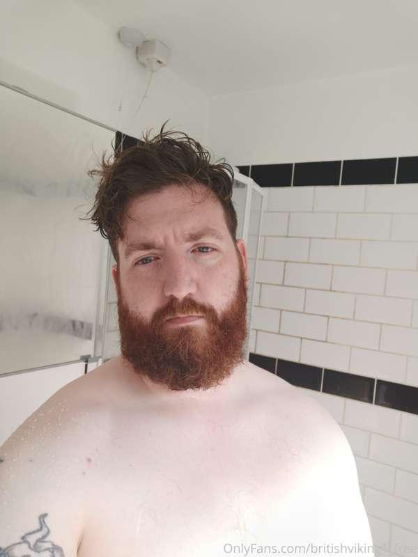 Sunday morning shower time!