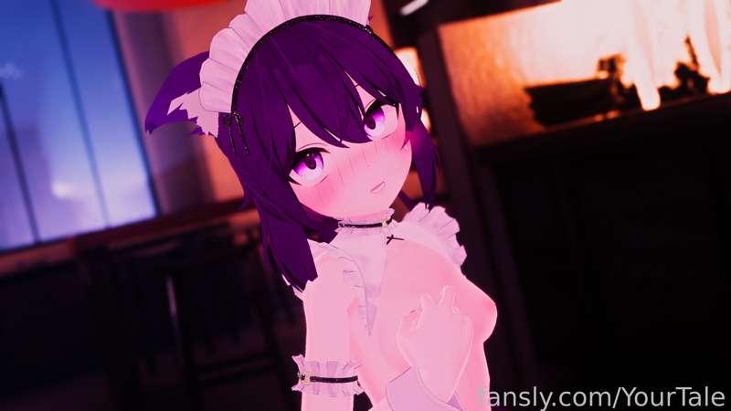 Y-you know you shouldn't walk in while your maid is changing....Master &gt;\\\&lt;

| #vrchat | #VR | #cute | #vtuber | #vrc | #innocent | #petite | #HD | #fyp | #lewdtuber | #yourtale |#purple | #lovely | #romantic | #neko | #maid | #adorable | #lewdmaid | #ecchi | #pussy |