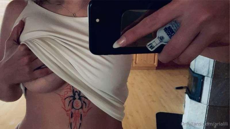 Aren't my tits perfect enough to be caressed?