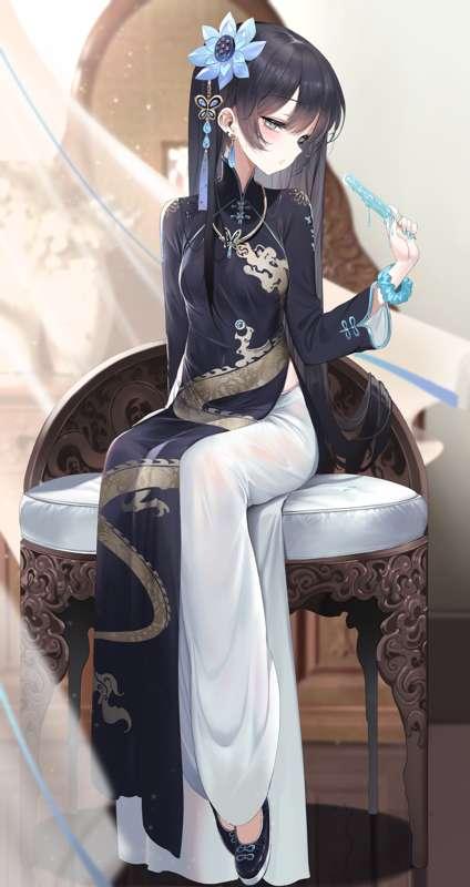 Kisaki ao dai - Finished