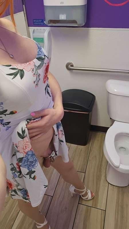 Caged bathroom outings are always so reinforcing, not just c..