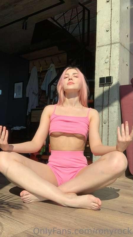 Would you like to stretch with me? I am very flexible