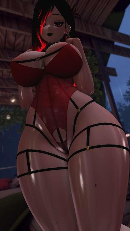 (lewd!!) OILED UP casino Bunny Vee~ 🧴💦