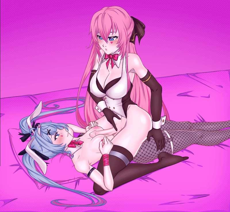 [ GIF ] Miku x Luka 