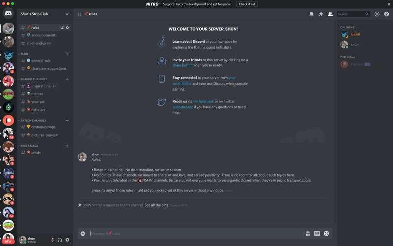 Discord is all set up!