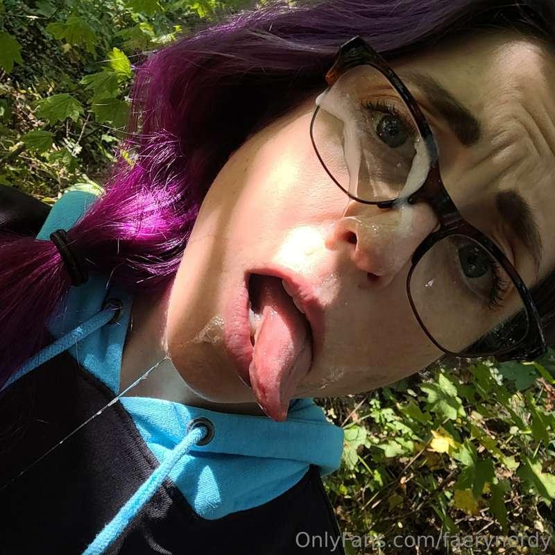 Slobber and cum. Yum.