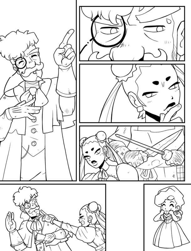 La pierre de Rosette Page 28 WIP 1