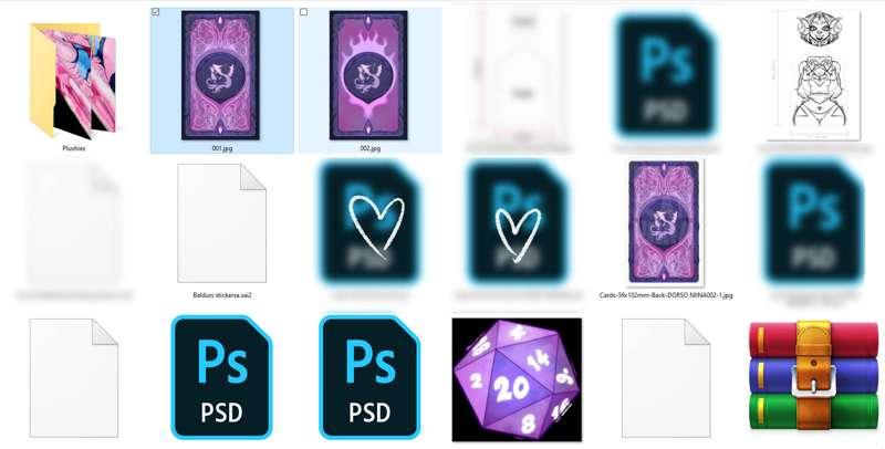 Card dorso WIP?🖤A lot of things are coming very soon!🖤