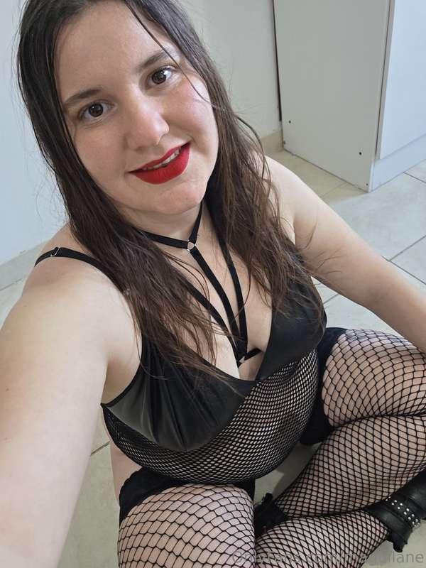 Wrapped in black and ready to tease