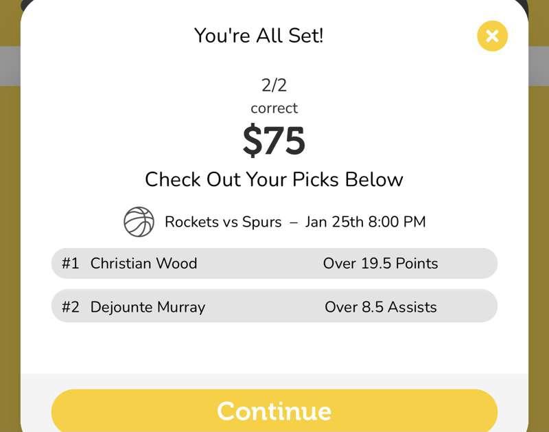 Parlay play! 
