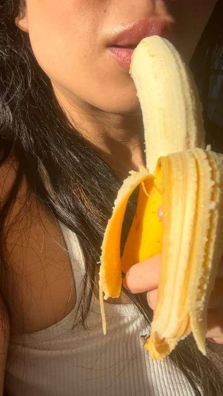 When I think of you while eating a banana