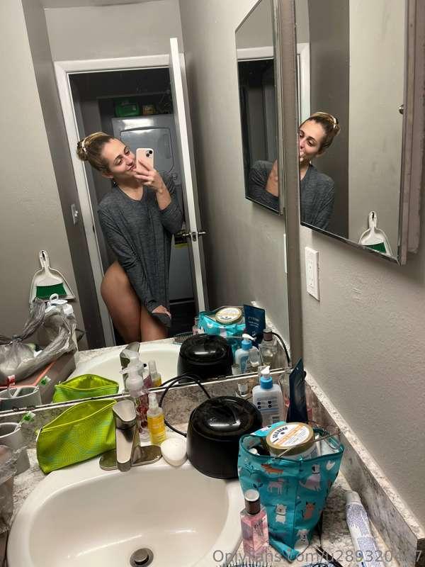 No panties just a oversize T