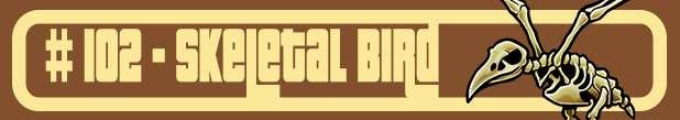 #102 Skeletal Bird!
