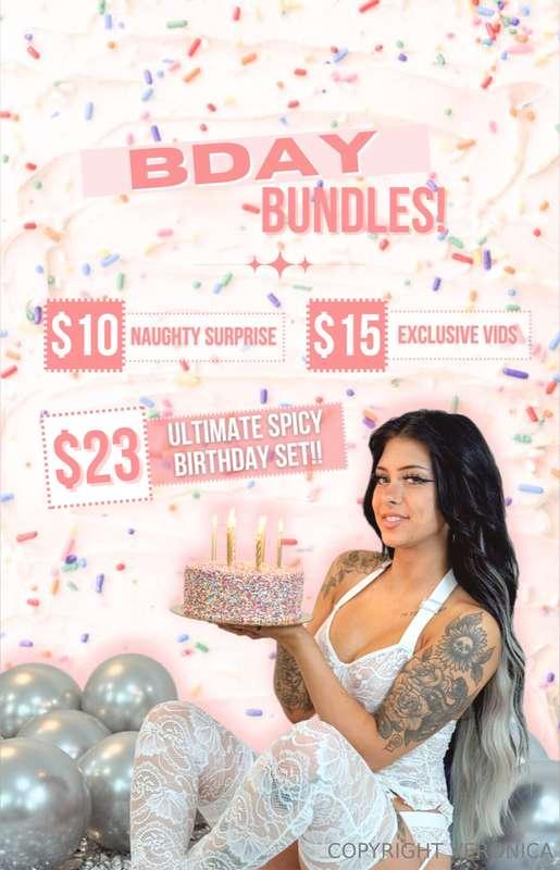 ## **BDAY BUNDLES!!!** 🎂✨ sending out some of my best conten..