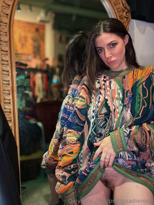 A Coogi sweater and if this thing wasn’t so big I’d keep it ..