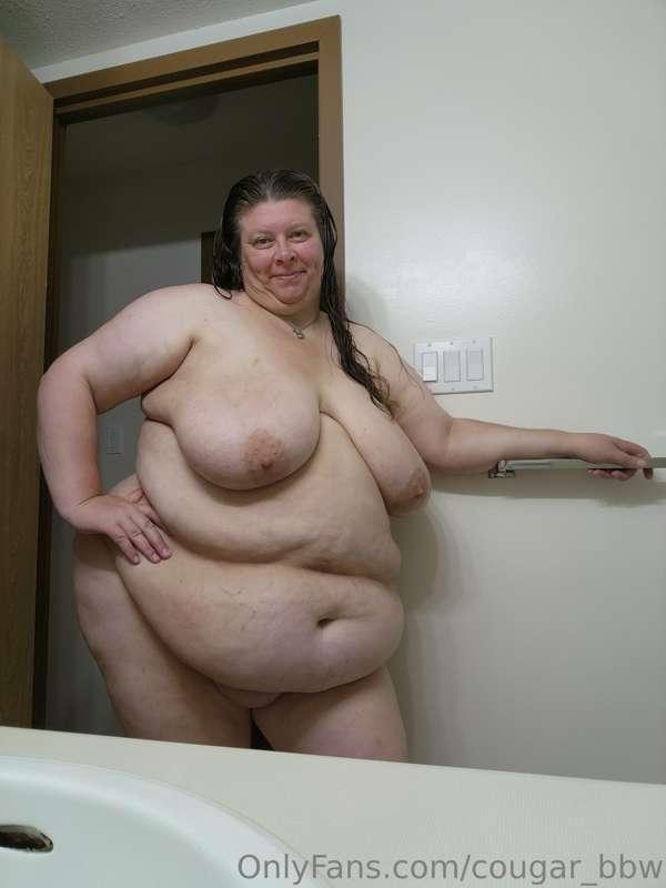 Just had my shower. I like really hot showers. So I look lik..