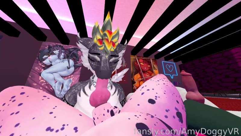 Live Stream from last week! This was a pretty hot session with a few new guests dropping by to make it all the more lewd and fun. 

#FYP #Furry #Trans #transgender #yiff  #cum #tits #VR #VRChat #LiveStream #live #Vtuber