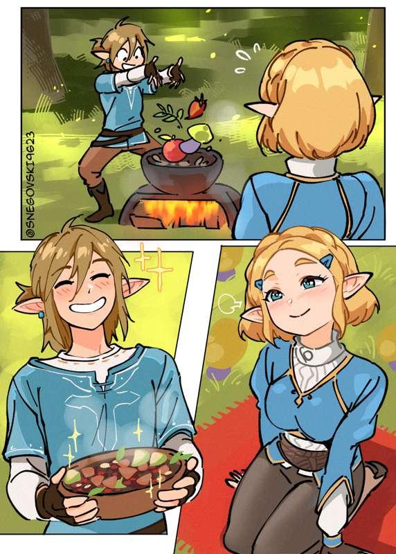 Comic part of the wholesome Zelda reward