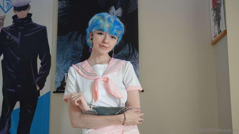Fresh color & a Sailor outfit🩵🩷✨☁️
